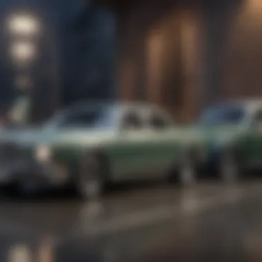 Illustration of auto loan interest rate comparison