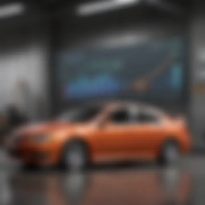 Graph showcasing the impact of credit scores on loan rates