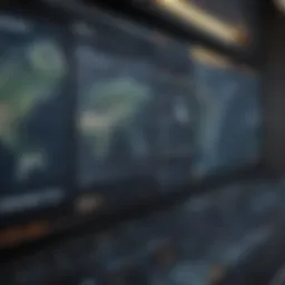 A digital interface showcasing flight search results