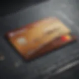 A close-up view of a BPGAS credit card showcasing its design and logo