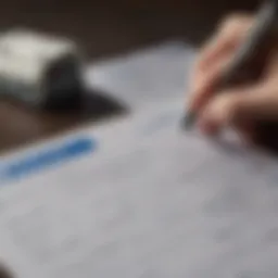 A close-up view of Chase checking account statement highlighting fees