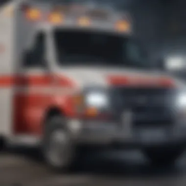 Graph illustrating ambulance cost factors and their influences.