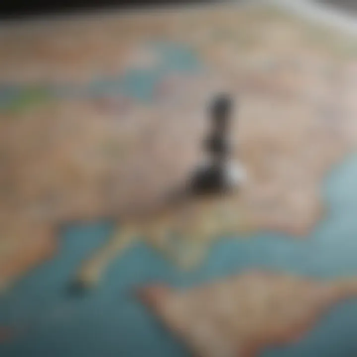 A map highlighting geographical variations in orthodontic treatment costs.