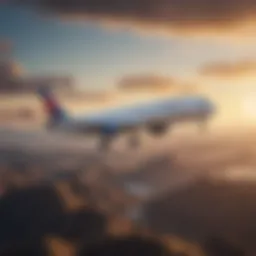 Illustration of Delta SkyMiles conversion process
