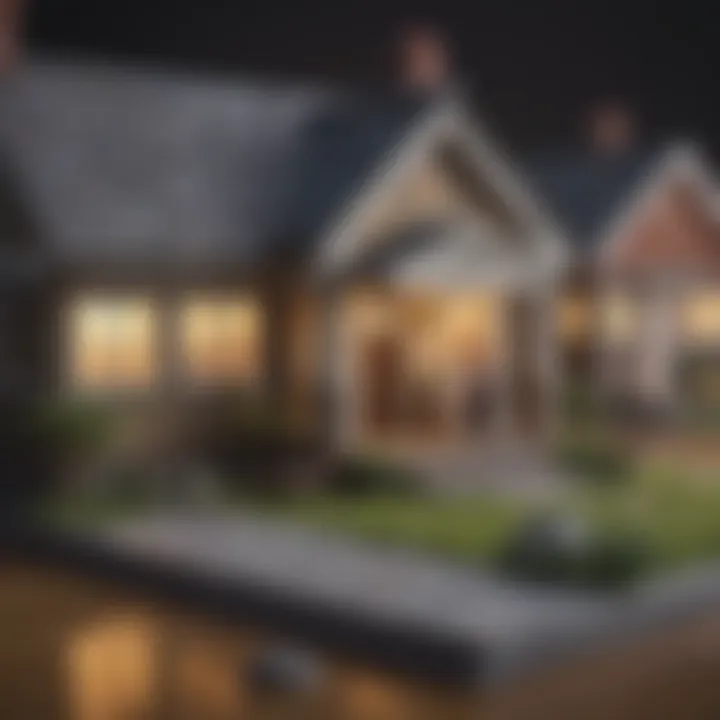 Infographic illustrating mortgage types and their down payment requirements