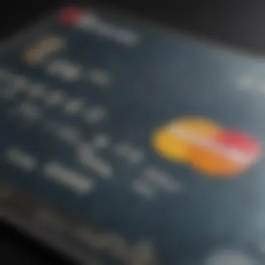 Exploring High Interest Rates on Credit Cards Close-up of a credit card displaying high interest rates
