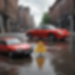 Visual comparison of liability and hazard insurance