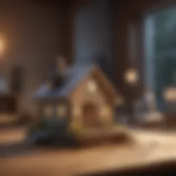 A visual representation of mortgage insurance concepts.