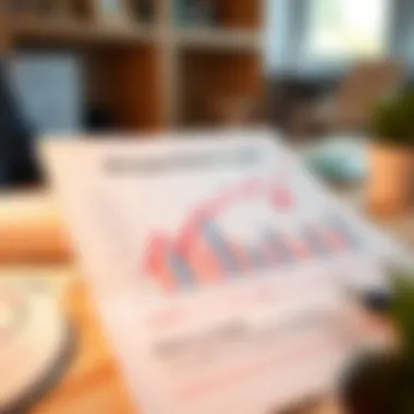 A graph depicting market trends in mortgages