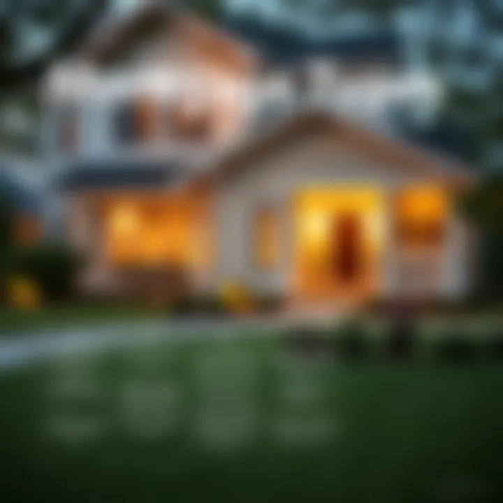 An infograph illustrating different mortgage types