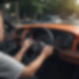 Participants engaged in an interactive defensive driving workshop