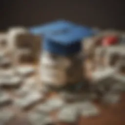 Illustration depicting various types of student loans