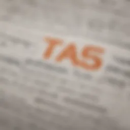 A close-up of a Tax Identification Number document with stylized text highlighting its importance.