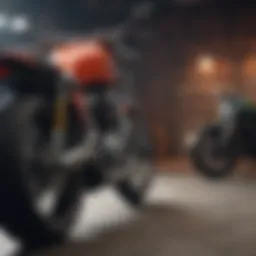 Diverse motorcycle models showcasing different styles and features