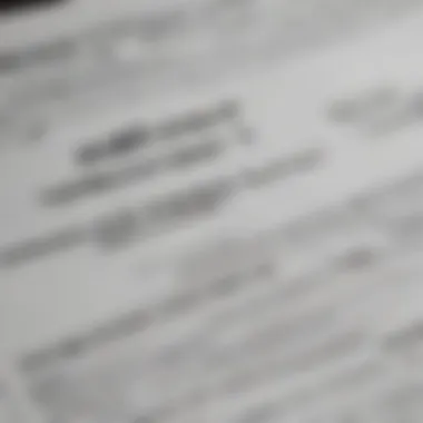 Home Warranty Document and Tax Codes Detailed view of a home warranty document with tax codes