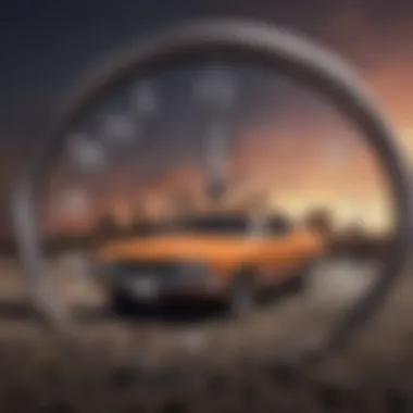 The Urgency of Reporting Auto Accidents Illustration depicting a clock symbolizing urgency in reporting auto accidents