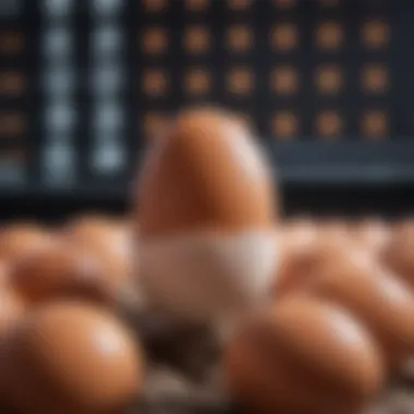 Market analysis chart illustrating egg price trends