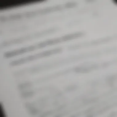 Term Life Insurance Policy Details A close-up of a term life insurance policy document showing key details.