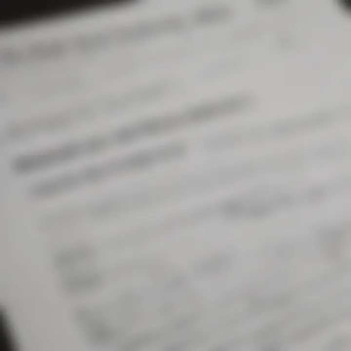 Term Life Insurance Policy Details A close-up of a term life insurance policy document showing key details.