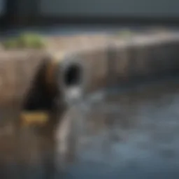 Detailed infographic of USAA water leak coverage components
