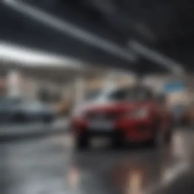 A dealership showcasing a range of used cars