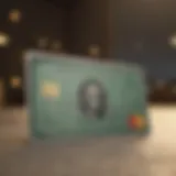 Visual representation of a Discover Card with cash withdrawal symbols